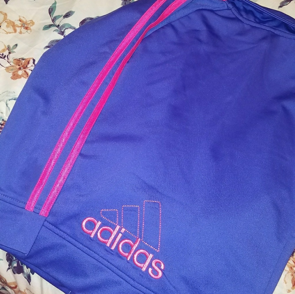 Girls Adidas light sweat jacket